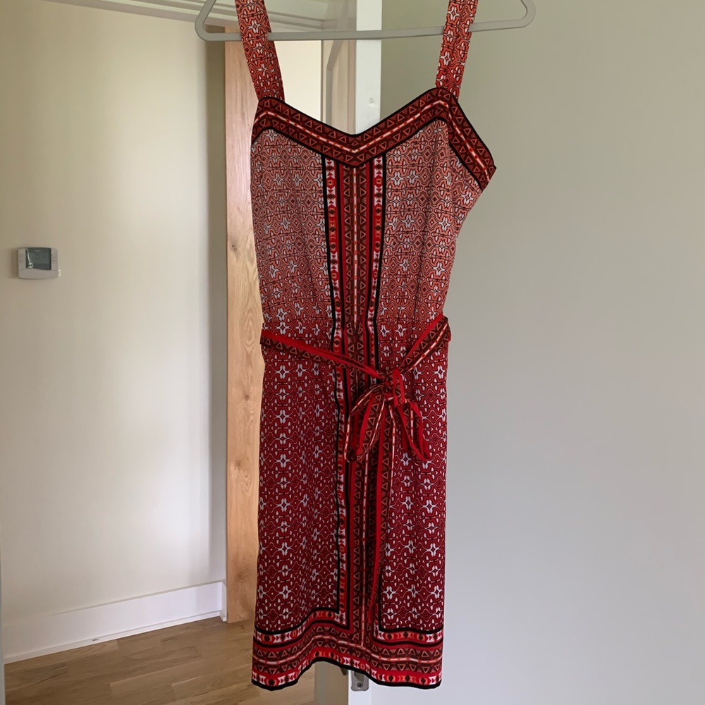 White House Black Market trendy sun dress